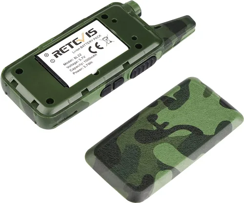 Miniatura 8 de Retevis Walkie Talkies RT22 recargable, activado por voz, alarma de emergencia, crucero al aire libre, ATV, caza, esquí, radio bidireccional de mano