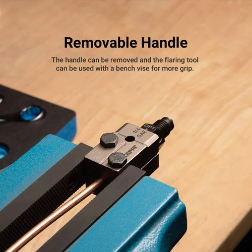 Miniatura 4 de Capri Tools Herramienta de doble abocardado de 1/4 pulgadas