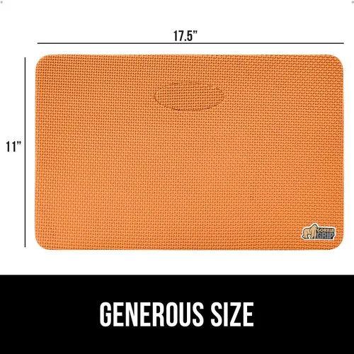 Miniatura 9 de GORILLA GRIP Almohadilla de espuma suave extra gruesa para arrodillarse, 2 PK, almohadillas de rodillas grandes y de apoyo para jardinería, baño