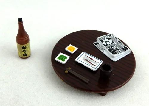 Miniatura 2 de Mesa de casa de muñecas en miniatura a escala 1:24 con accesorios #G7030