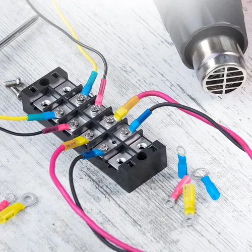 Miniatura 3 de Wirefy Kit de 120 conectores de cables - Kit de conectores eléctricos - Conector de terminal de cable - Marino impermeable - Conector de empalme
