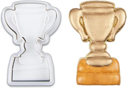 Miniatura 17 de Mostop Cortador de galletas deportivo con sellos, juego de 3 piezas de cortador de galletas de fútbol, fútbol, casco, juego de fútbol, herramientas