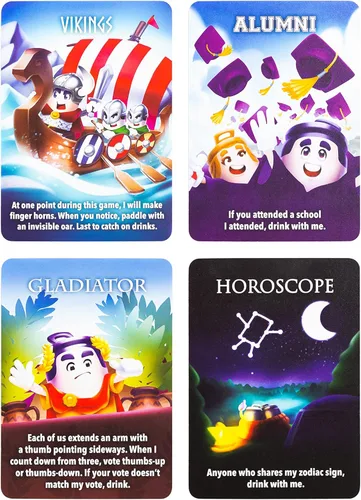 Miniatura 6 de Lost Boy Entertainment King's Cup Extreme - Juegos de fiesta - Juegos de cartas para adultos - Noche de cita - Juegos para parejas - Juegos de viaje