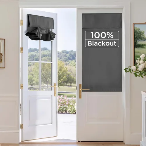 Miniatura 86 de RYB HOME 2 Paneles Cubierta de Ventana de Puerta de Aula, Persianas Opacas para Ventanas y Puertas de Aula Cubierta Persianas de Confinamiento