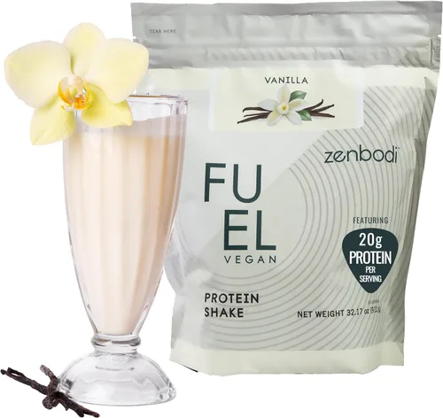 Fuel Vegan Protein Powder Vanilla - 21g of Protein Each Serving, Delicious Plant-Based Blend for Muscle Growth, Crafted from Pea, with Vegan D3, No
