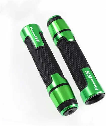 Miniatura 10 de Motocicleta para BMW F650GS F 650 GS motocicleta 7/8" 0.866 in CNC goma aluminio manillar puños extremos mango tapas (color : negro)