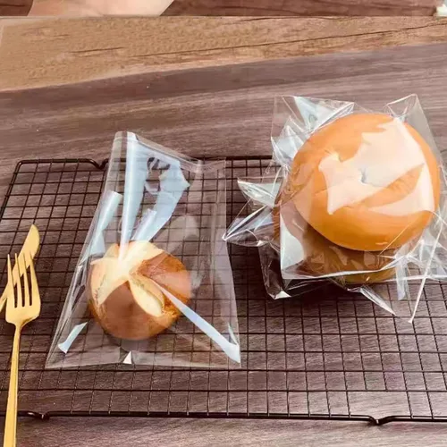 Miniatura 4 de SUREHOME Bolsas para galletas con sellado, 100 unidades, 4 x 4 pulgadas, bolsas de celofán autoadhesivas transparentes para embalaje de galletas