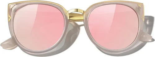 Miniatura 6 de MERRY'S Girls Cat Eye - Gafas de sol para niños, Niños Gafas de sol polarizadas S7001 para niños