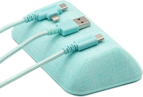 Miniatura 19 de Smartish® Soporte Magnético para Cables - Organizador de Cables Wrangler Más Grande Relleno de Media con Clips Magnéticos para Gestión de Cargadores