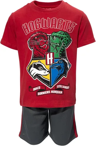 Miniatura 6 de Harry Potter Gryffindor Hufflepuff Ravenclaw Slytherin - Conjunto de pantalones cortos de camiseta