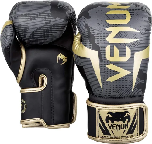 Miniatura 12 de Venum Elite - Guantes de boxeo Caqui / negro