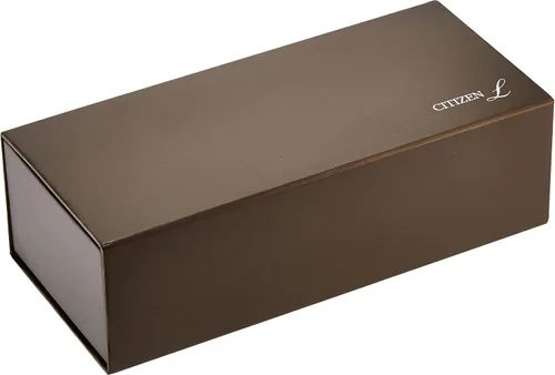 Miniatura 7 de Citizen Eco-Drive Ambiluna, caja de acero inoxidable plateada con diamante incrustado, reloj de señoras - EM0640-82D