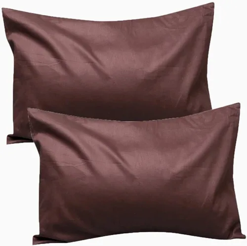 Miniatura 7 de Fundas de almohada de algodón peinado de 600 hilos (paquete de 2) tamaño Queen de 20.0 x 30.0 in, color rosa claro liso Rosa Claro (Sólido)