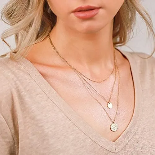 Miniatura 5 de YANCHUN - Collar con estilo de gargantilla de estrella dorada para mujer, collar de capa delicada para adolescentes y niñas, regalo ideal