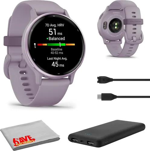 Miniatura 11 de Garmin vivoactive 5 - Reloj inteligente con GPS de salud y fitness para hombres y mujeres con bisel de aluminio pizarra, caja negra y banda