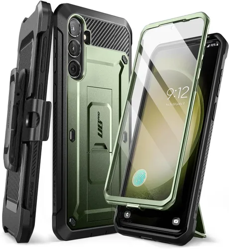 Miniatura 8 de SUPCASE Funda para Samsung Galaxy S23 FE con soporte y clip para cinturón, [Unicorn Beetle Pro] [Protector de pantalla integrado]
