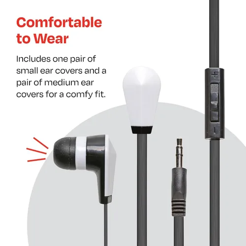Miniatura 9 de Califone Auriculares E-2 E2, color negro