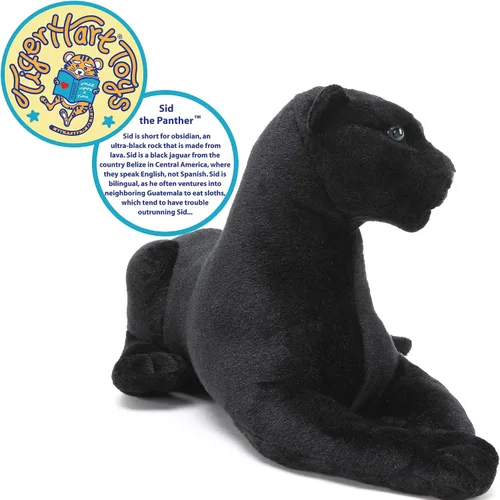 Miniatura 4 de TigerHart Sid El Pantera - Gato De Peluche De 17 Pulgadas (Medida De Cola No Incluida) Animal De Peluche De Felpa