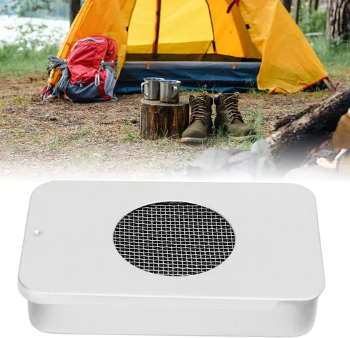 Miniatura 3 de Mini estufa de alcohol, estufa portátil de acero inoxidable al aire libre para mochileros, estufas de combustible de campamento, accesorios