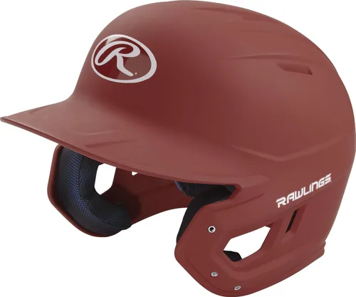 Miniatura 33 de Rawlings Casco de bateo de béisbol MACH Mate Tallas JR y SR Múltiples colores bermellón brillo