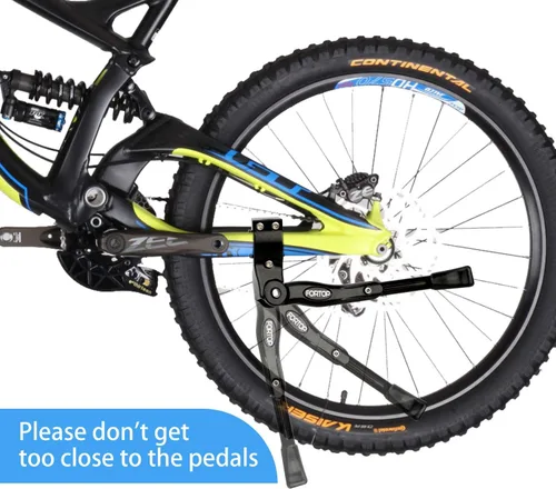 Miniatura 5 de Soporte de bicicleta para bicicleta de adulto, soporte de bicicleta de aluminio ajustable para bicicletas de 24, 26, 27.5, 29 pulgadas, bicicletas