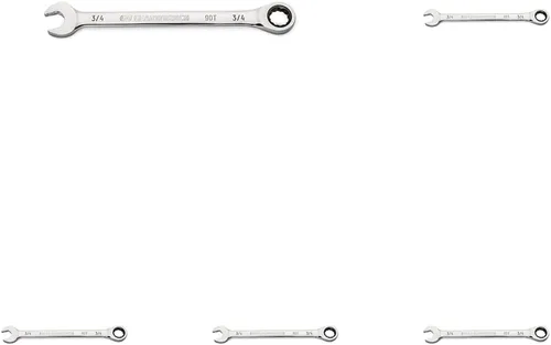 Miniatura 12 de GEARWRENCH Llave combinada de trinquete de 12 puntos con arco oscilante de 4 grados de 1/2" - 86945 (paquete de 2)