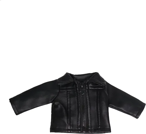 Miniatura 5 de American Fashion World Chaqueta de cuero para muñecas de 14 pulgadas Calidad premium y diseño moderno Ropa de muñecas Moda de ropa