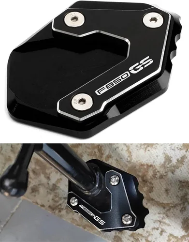 Miniatura 4 de Soporte de extensión lateral de motocicleta para BMW F850GS F750GS F850 GS F 750 850 GSA 2018 2020 2021 2022 (color : A negro F750GS)