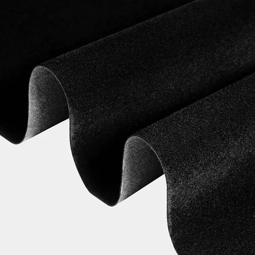 Miniatura 9 de FunStick Hojas de tela de fieltro autoadhesivas de 15.8 x 240 pulgadas, tela de terciopelo negro para arte y manualidades, forro de cajón