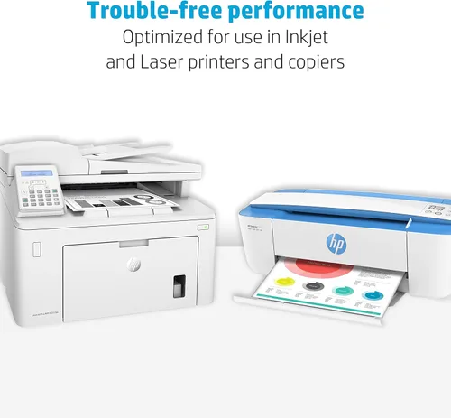 Miniatura 4 de Papeles para impresora HP Papel de 8.5 x 11 Copia e impresión 20 lb Paquete de 6 - 2,400 hojas Brillo 92 Fabricado en Estados Unidos