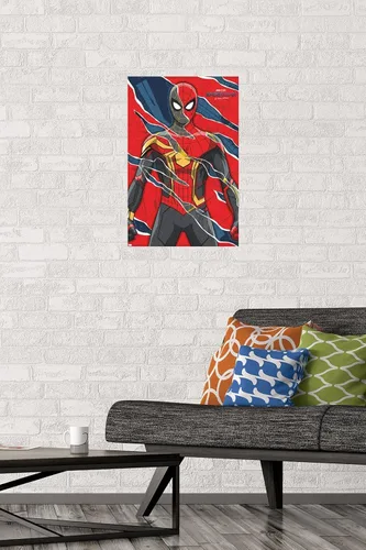 Miniatura 2 de Trends International Marvel Spider-Man: No Way Home - Póster de pared triturado, 22.4 pulgadas de largo x 14.7 W, versión premium sin marco