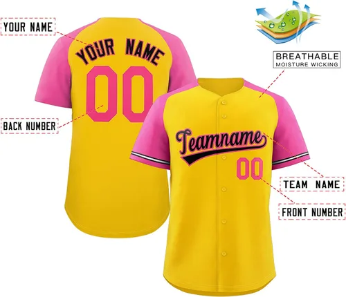 Miniatura 97 de Camisetas de béisbol personalizadas con botones de manga corta, número de nombre cosido personalizado / impreso para adultos y jóvenes