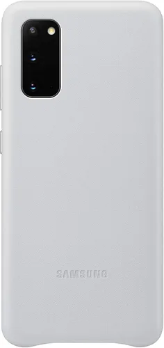 Miniatura 4 de Samsung Funda para Galaxy S20, cubierta trasera de cuero, color negro (versión de EE. UU. con garantía) (EF-VG980LBEGUS)