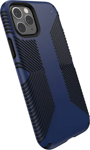 Miniatura 11 de Speck Productos Presidio2 Grip - Funda compatible con iPhone 11 Pro, gris grafito/gris catedral/negro/rojo sangre