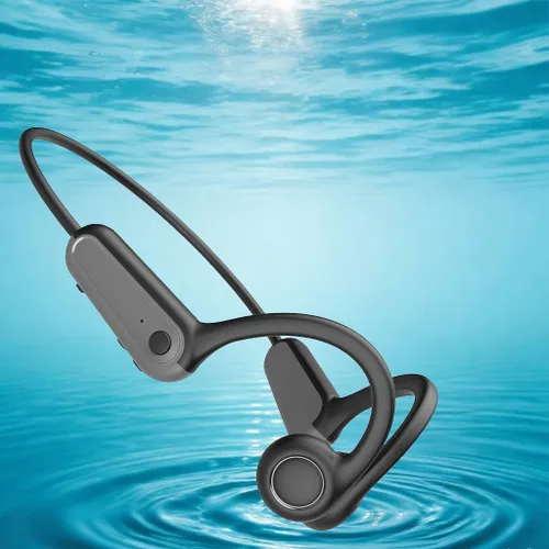AYI Auriculares de conducción ósea verdaderos auriculares de oreja abierta sin dolor Auriculares estéreo Bluetooth para conducir ciclismo, correr,