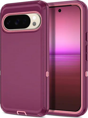 Miniatura 11 de I-HONVA Funda para Google Pixel 7 a Prueba de Golpes/Polvo/Caídas de 3 Capas con Protección Completa del Cuerpo [Sin Protector de Pantalla] Funda
