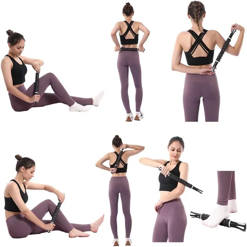 Miniatura 8 de Rodillo Muscular para Atletas - Destructor de Fascia de Tejido Profundo y Masajeador de Rodillo para Alivio del Dolor Miofascial - Herramienta