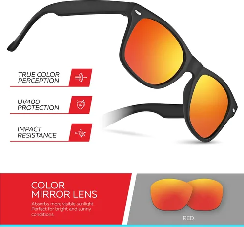 Miniatura 159 de Retro Rewind Lentes de sol para niños y niñas de 3 a 12 años, inastillables, UV400, lentes de sol para niños pequeños