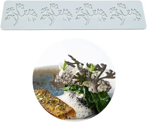 Miniatura 7 de Moldes de silicona 3D de hojas huecas para chocolate, molde de panal de abeja, caramelo, patrón de flores, molde para fondant, decoración de tartas