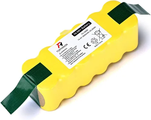 HT TopHinon Batería de aspiradora Ni-MH de 3000mAh 14.4V para iRobot Roomba 500 510 520 530 532 535 540 545 550 552 555 560 562 570 580 581 585 595
