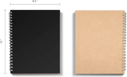 Miniatura 7 de Cuaderno de espiral para laboratorio / 9 x 11.75 / 144 páginas / Doble encuadernación reforzada con alambre / Con revestimiento de nailon / 105gsm