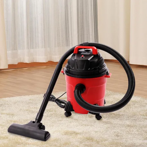 Miniatura 2 de Aspiradora en seco y húmedo, 15 l/4 galones de alta resistencia, aspiradora húmeda y seca con filtro, trabajo de recolección de polvo para detalles