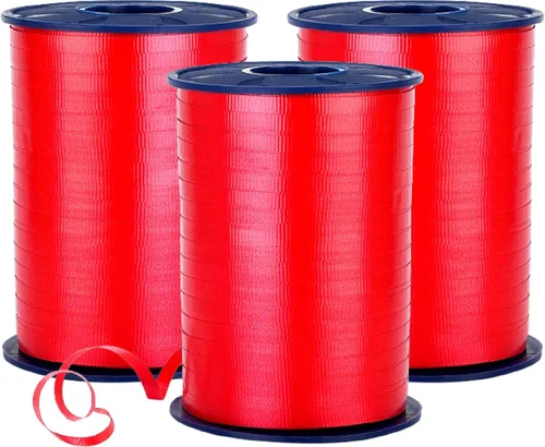 Miniatura 4 de Morex Ribbon 253/3PK-914 - Cinta rizadora de 3/16 pulgadas x 1500 yardas (paquete de 3) cinta patriótica para envolver regalos, decoraciones