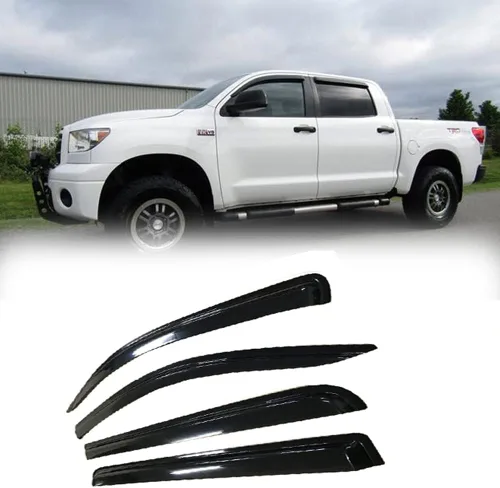 Miniatura 10 de 94751 - Deflector de ventilación de viento original para Toyota 4Runner 1996-2002, 4 piezas de montaje exterior con cinta adhesiva en humo oscuro