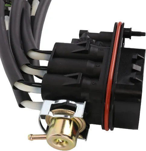 Miniatura 4 de Inyector Spider de Combustible de 6 Cilindros con Soporte, Kit de Inyector de Combustible Compatible con Chevy GMC Pickup 4.3L Reemplazo #FJ503