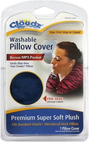 Miniatura 3 de Funda para almohada Cloudz, Poliéster & Mezcla de poliéster, Azul, Estándar
