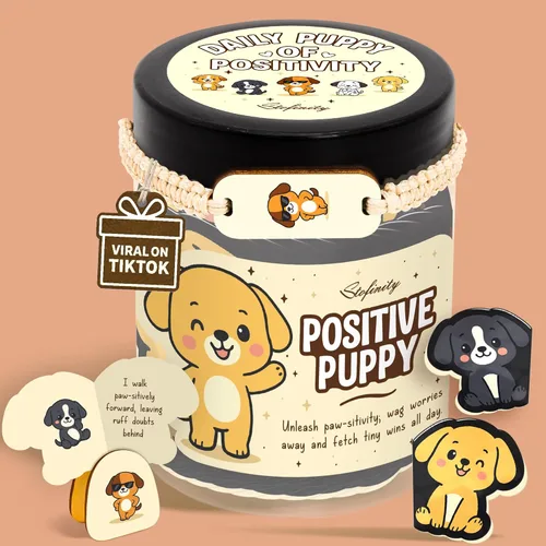 Miniatura 13 de Stofinity Regalos de Conejo de Apoyo Emocional Para Mujeres - Tarjetas de Afirmaciones Diarias Para Mujeres, Afirmaciones Positivas Regalos Para