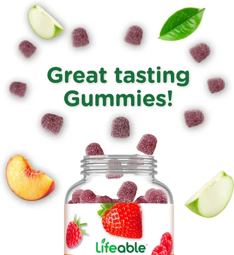 Miniatura 7 de Lifeable Gomitas de luteína y zeaxantina Suplementos de luteína y zeaxantina de gran sabor para los ojos Gomitas veganas y sin OMG para la salud