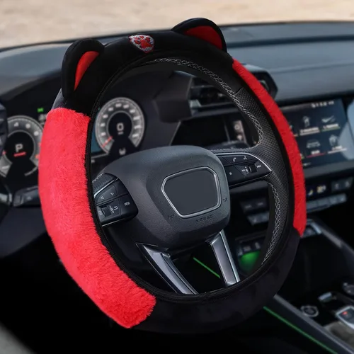 Miniatura 9 de Funda para Volante de Auto, Accesorios para Volante, Funda Universal de 15 Pulgadas de Microfibra Transpirable LCE de Seda, Protector Universal