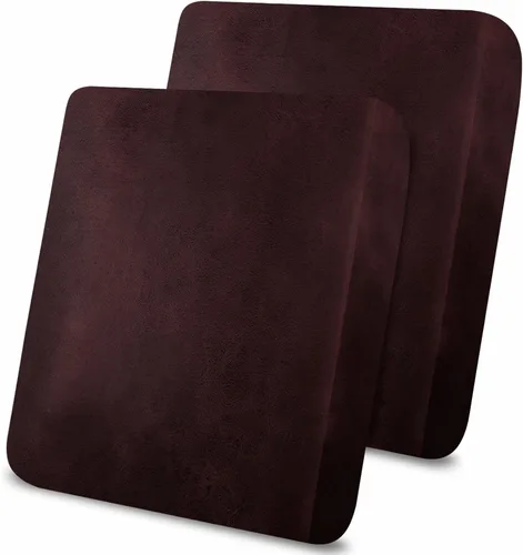 Miniatura 51 de Fundas de cojín tipo cuero para sofá, juego de fundas protectoras de muebles para sillón seccional, sofá biplaza de tela de elastano elástica